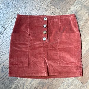 BDG Kendri Uncut Corduroy Mini Skirt